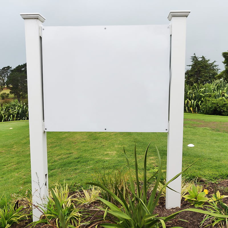 Fráma comhartha pvc airde saincheaptha